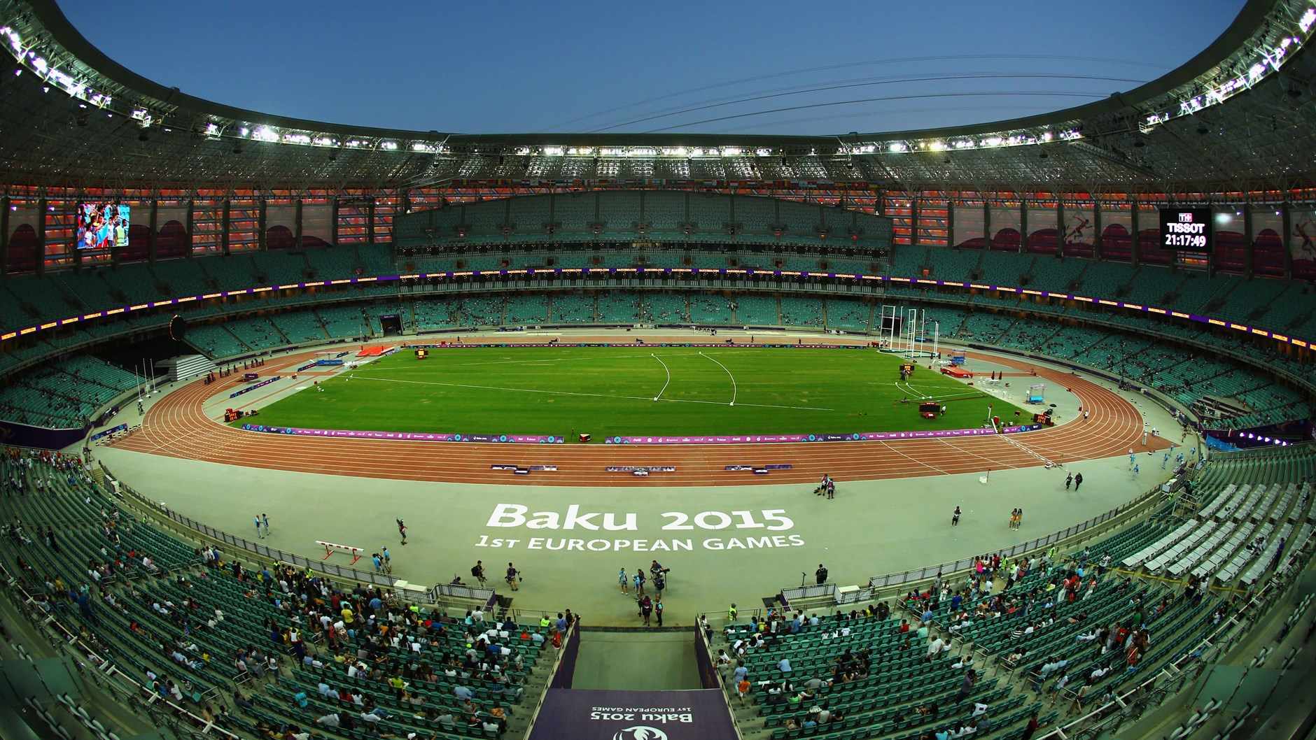 Газон Бакинского олимпийского стадиона получил наивысшую оценку от УЕФА