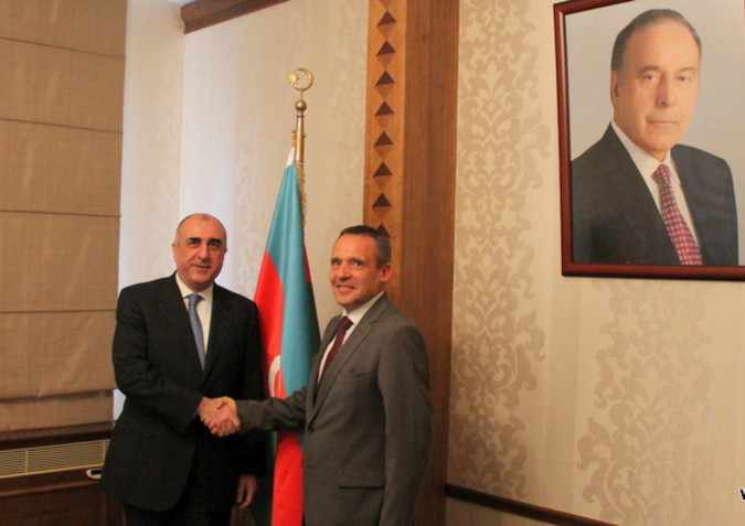 Глава МИД Азербайджана встретился с послом Латвии по окончании своего дипломатического срока