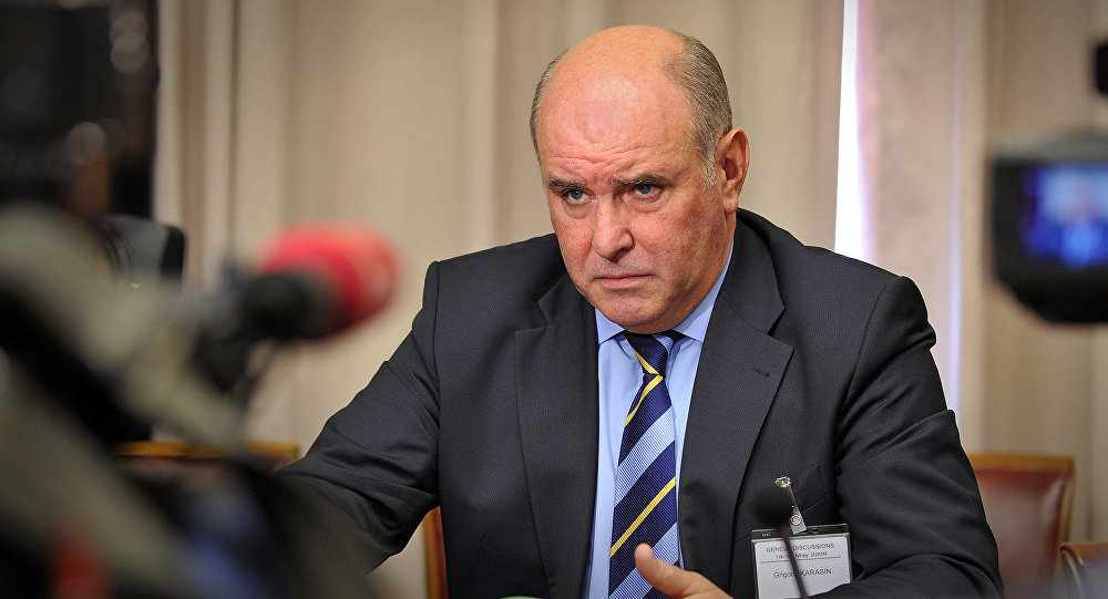 Заместитель министра иностранных дел России по связям с Грузией на фоне протестов в Тбилиси