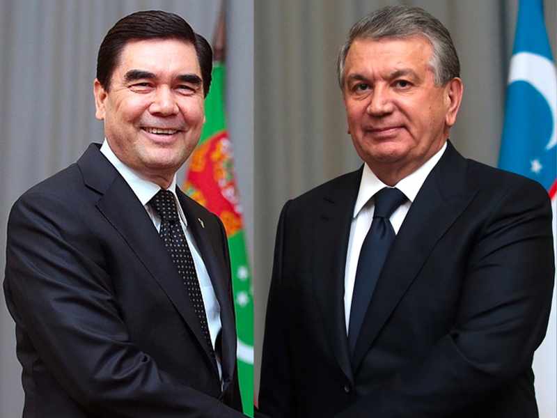 Состоялся телефонный разговор президентов Туркменистана и Узбекистана