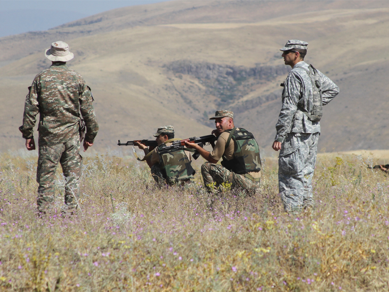 Узбекские и российские воинские части проводят совместные учения