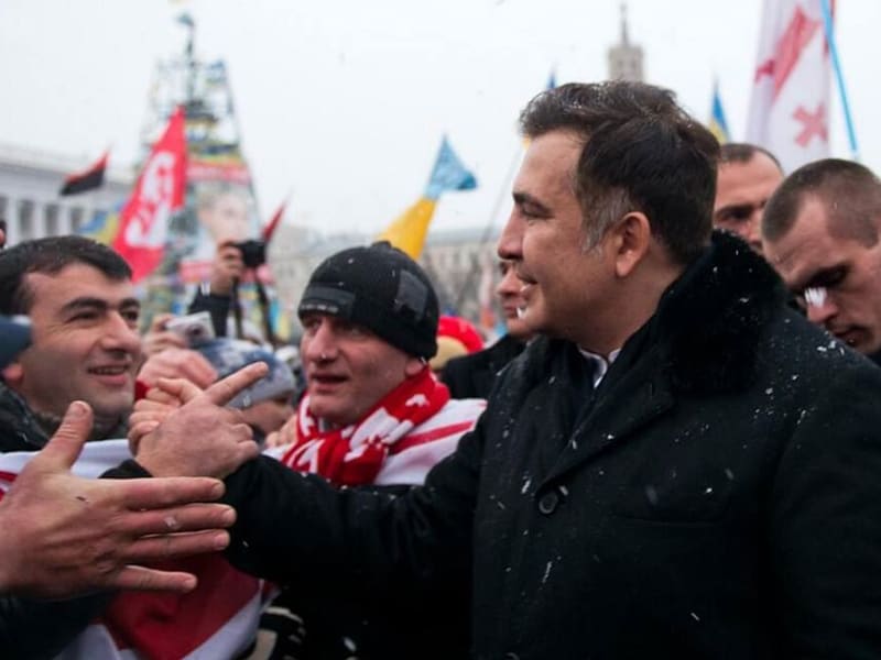 Бывший грузинский президент Саакашвили снова взялся за украинскую политику