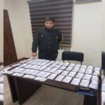 В Ташкентской области задержан водитель, давший взятку в размере 300 долларов инспектору ГИБДД за выезд автомобиля из штрафной зоны
