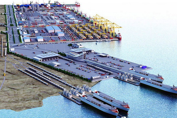 Между портами Туркменбаши и Баку было перевезено около 23 500 грузовиков