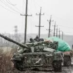 Бои вспыхнули к северо-западу от украинской столицы Киева