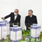 Шавкат Мирзиёев ознакомился с дизайном интерьера города Аль-Хорезми