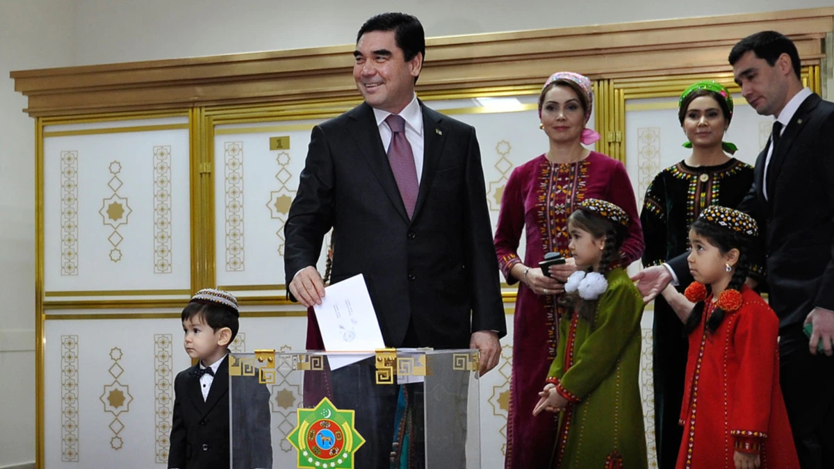97,12% избирателей проголосовали на президентских выборах в Туркменистане