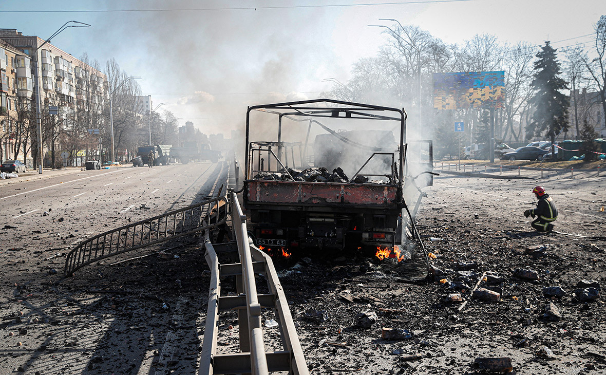 Эвакуация была прервана в некоторых городах Украины