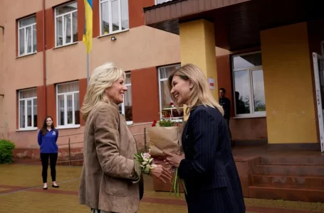 В Украину прибыла первая леди США Джилл Байден
