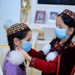 В Туркменистане правило ношение масок смягчено, но требование сохраняется