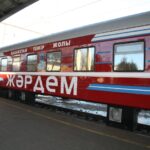 Поезд «Саламатты Казахстан» отправился в Жетысуский район