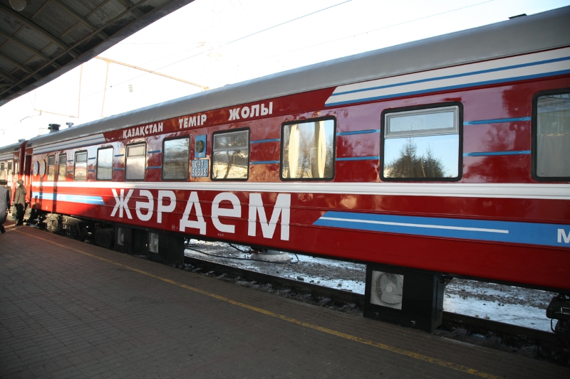 Поезд «Саламатты Казахстан» отправился в Жетысуский район