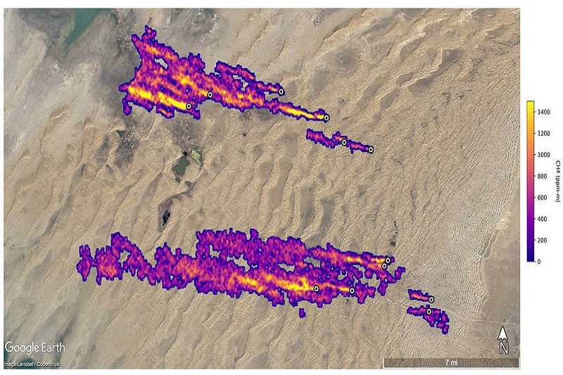 nasa soobshhili ob krupnejshih v mire utechka metana kotoraya proizoshla v turkmenistane 2