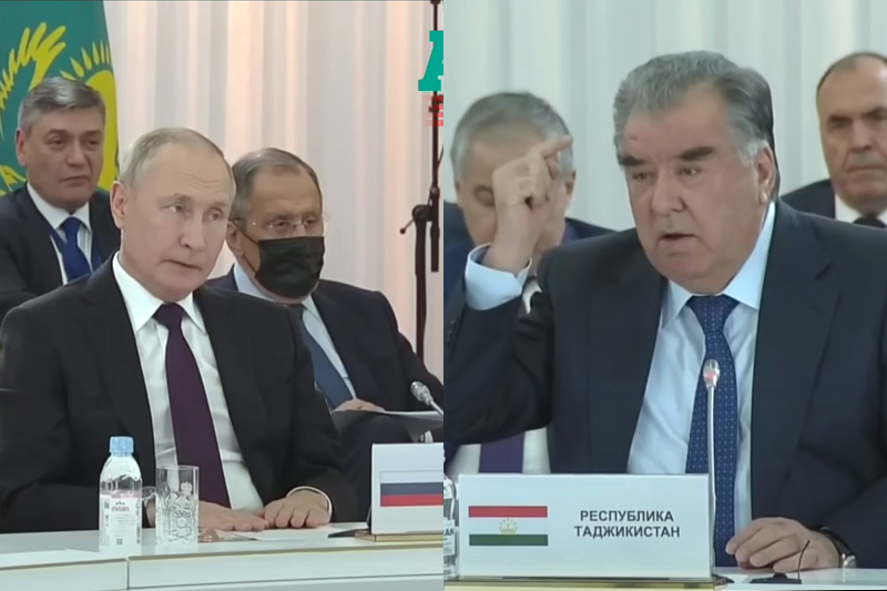 Рахмон упрекнул Путина в неуважении к народам стран Центральной Азии