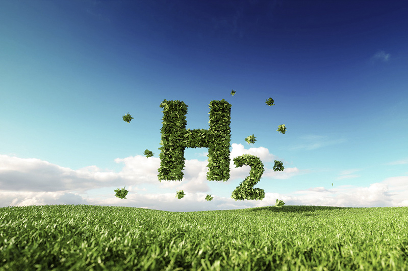 "Зеленый" или климатически нейтральный H2 получают путем электролиза воды с использованием возобновляемых источников энергии (ВИЭ)