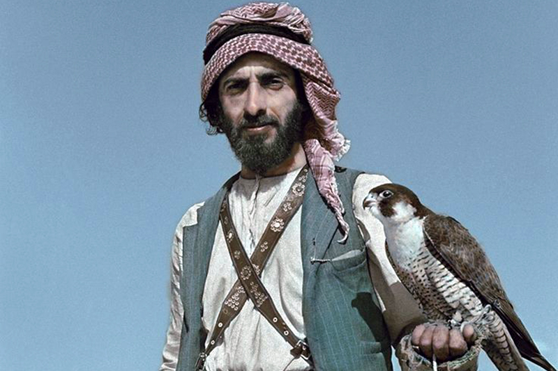 Основатель и первый Президент Объединенных Арабских Эмиратов Шейх Заед в его молодости