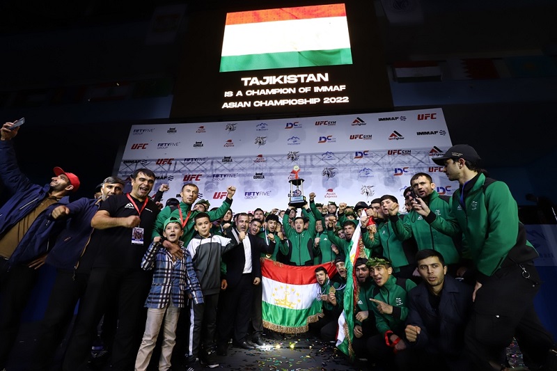 Первое место на Чемпионате Азии-2022 по боевым искусствам занял Таджикистан