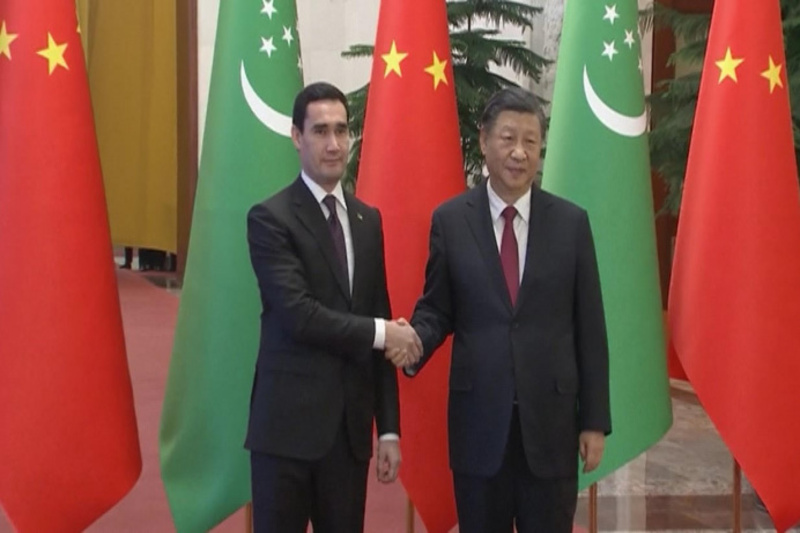 prezident turkmenistana provel peregovory s predsedatelem knr