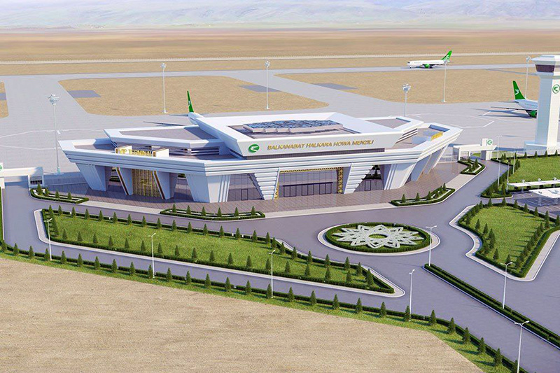 Новый аэропорт достраивают на западе Туркменистана