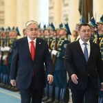 sostoyalas-czeremoniya-vstrechi-prezidentov-kazahstana-i-kyrgyzstana