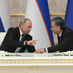 Владимир Путин прибыл с государственным визитом в Узбекистан