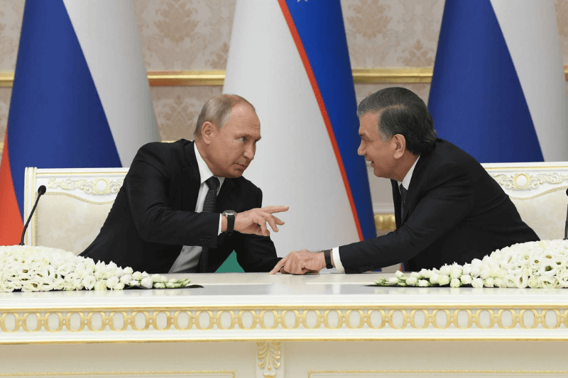 Владимир Путин прибыл с государственным визитом в Узбекистан