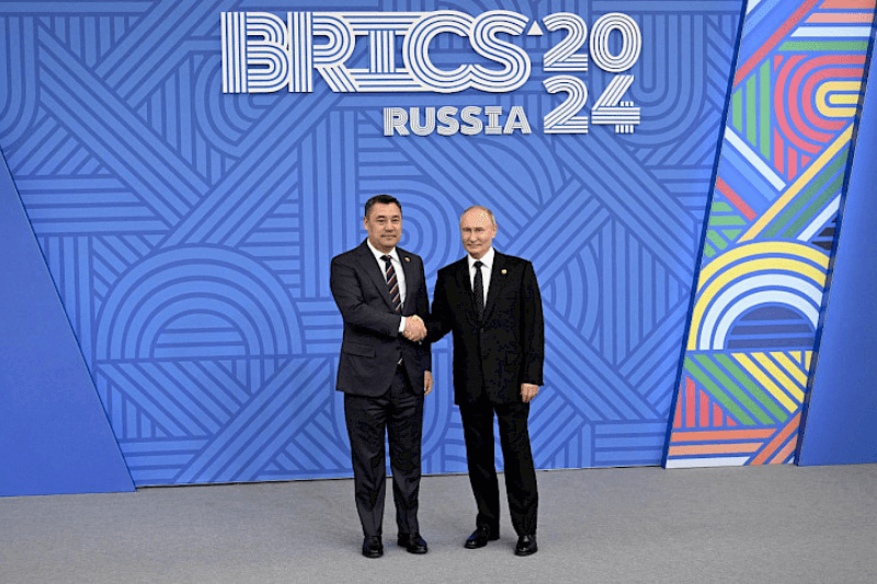 Садыр Жапаров встретился с Владимиром Путиным в «Казань Экспо»