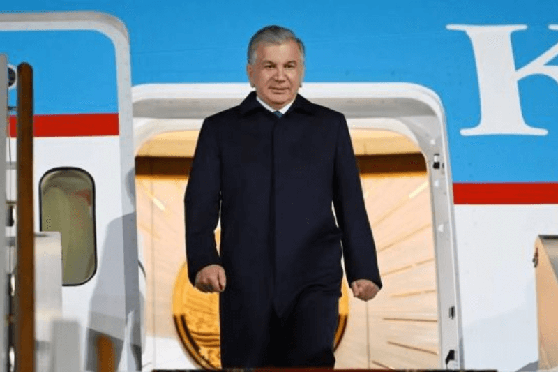 Президент Узбекистана Шавкат Мирзиеев в Санкт-Петербурге