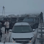 Массовое ДТП на трассе Астана-Щучинск из-за метели подробности