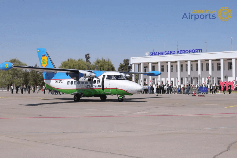 Аэропорт Шахрисабза закроется на две недели для капремонта ВПП