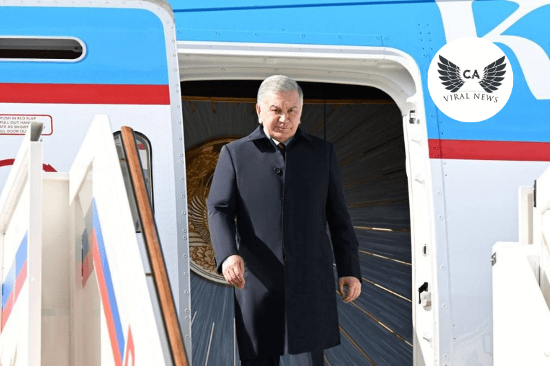 Президент Узбекистана Шавкат Мирзиеев прибыл в Москву на торжества по случаю 80-летия Победы в Великой Отечественной войне