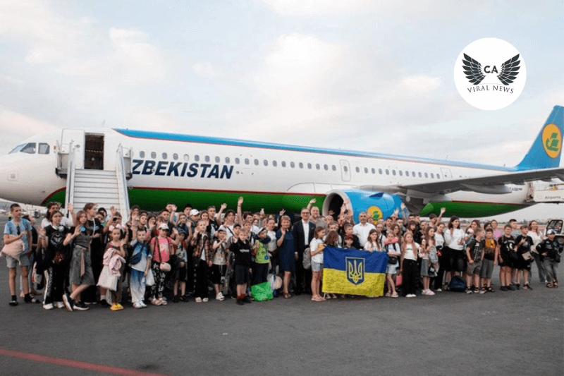 Дети из Украины прибыли в Узбекистан на отдых и реабилитацию