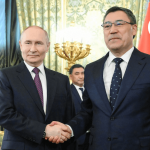Переговоры Путина с Президентом Кыргызстана Жапаровым в Кремле