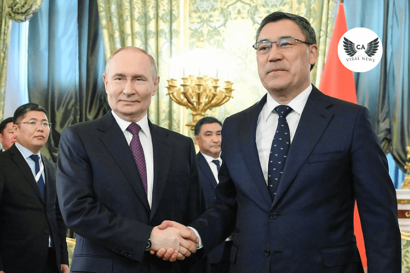 Переговоры Путина с Президентом Кыргызстана Жапаровым в Кремле