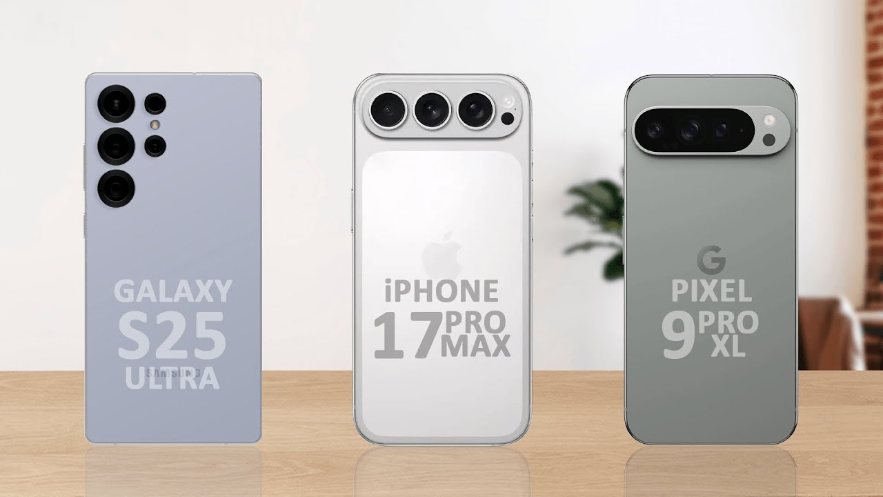 Google Pixel Pro vs Samsung S25 vs iPhone 17 Pro: Сравнение характеристик и цен