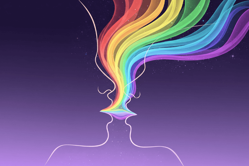 5 фактов о том, что такое радужный поцелуй и почему о нём говорят