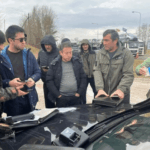 Более 150 узбекистанские грузовики выехали через Латвию