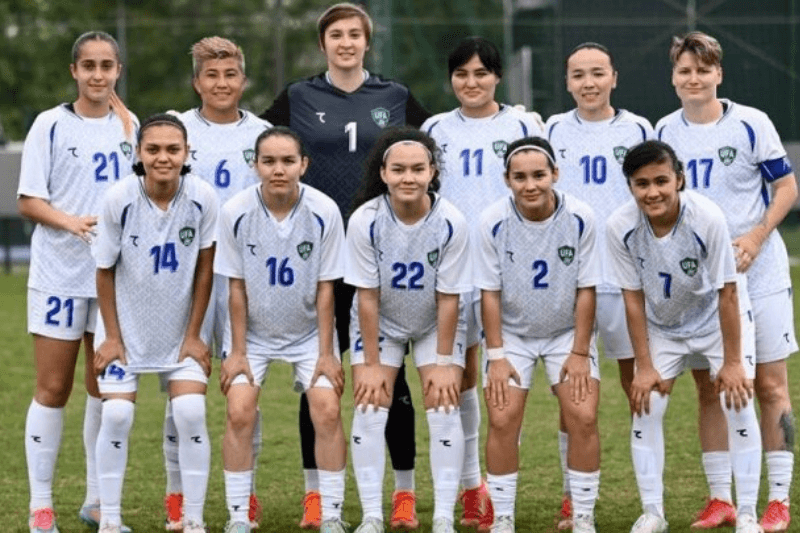 Женская сборная Узбекистана по футболу выиграла 62