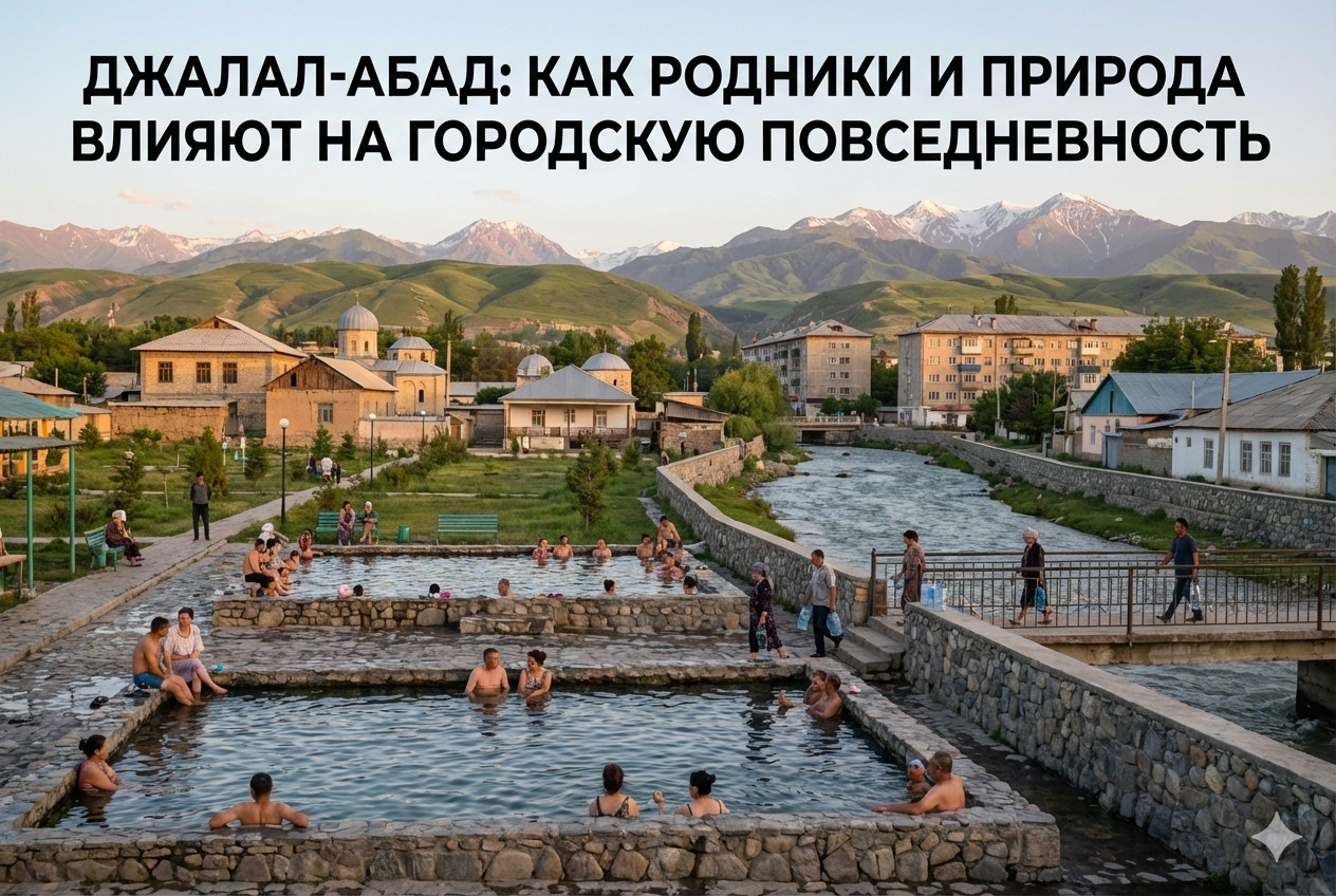 5 факторов природные источники и жизнь Джалал-Абада