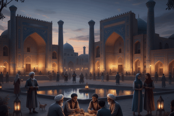 7 особенностей: вечерняя жизнь Бухары после туристов