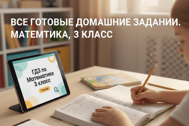 ГДЗ по математике 3 класс учебник решения 2026