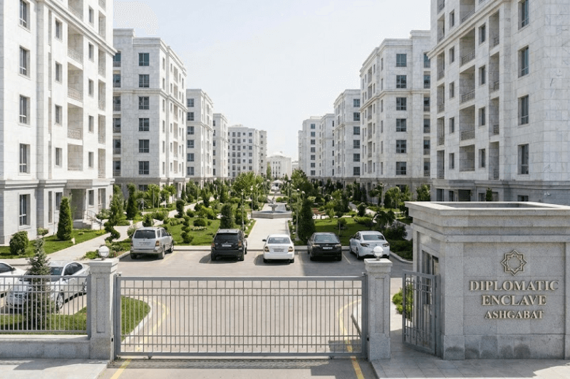 Районы проживания иностранцев в Ашхабаде 7 локаций