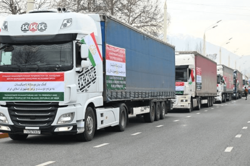 110 фур гуманитарная помощь Таджикистана Ирану