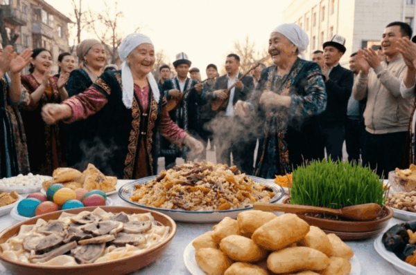 7 ярких традиций: наурыз в южном казахстане