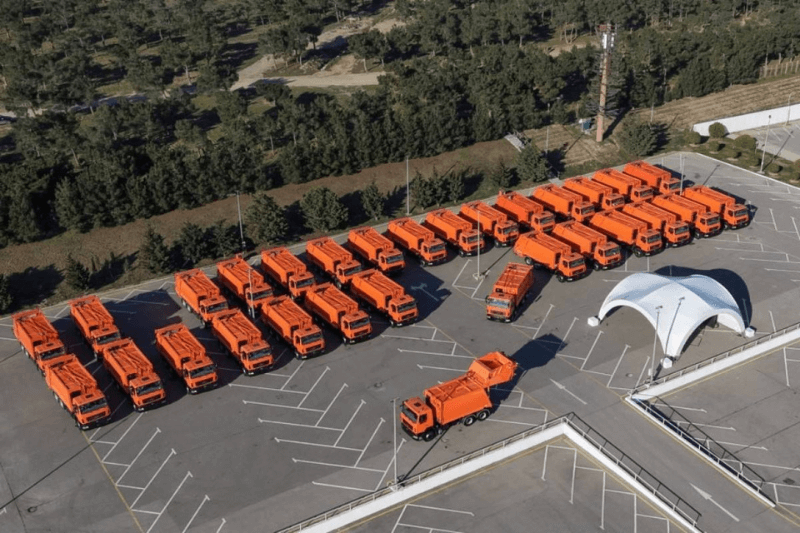 70 шасси поставка машинокомплектов МАЗ в Азербайджан