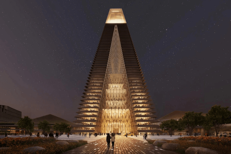 Умный город Алатау Казахстан 272 м башня и новый центр